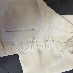 Banana Republic Cream Wide Leg Pants